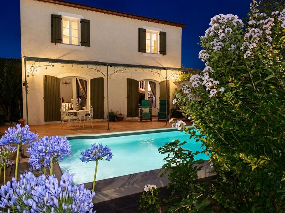 Maison à vendre 6 pièces 130 m2, dépendance, piscine, jardin LAURIS (84)