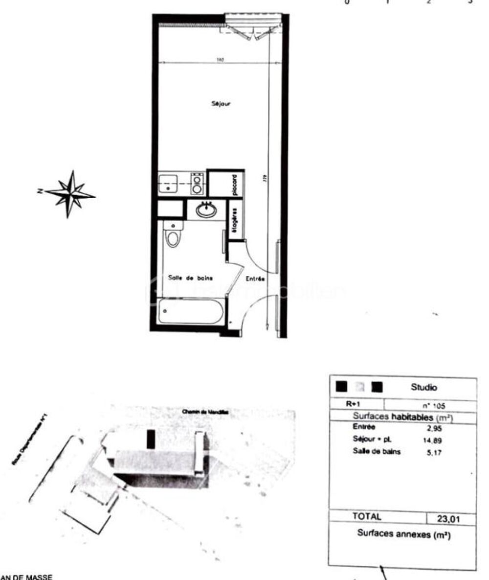Vente Appartement BAISSE DE PRIX - Spécial investisseur - T1 meublé en résidence gérée Cornebarrieu