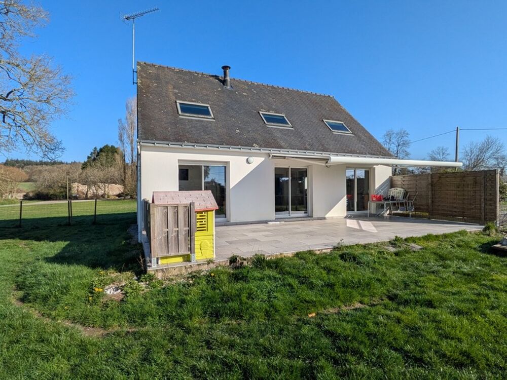 SAINT TUGDUAL MAISON DE 110 M² 5 PIÈCES 4 CHAMBRES AVEC VIE DE PLAIN PIED SUR PARCELLE DE 4479 M²