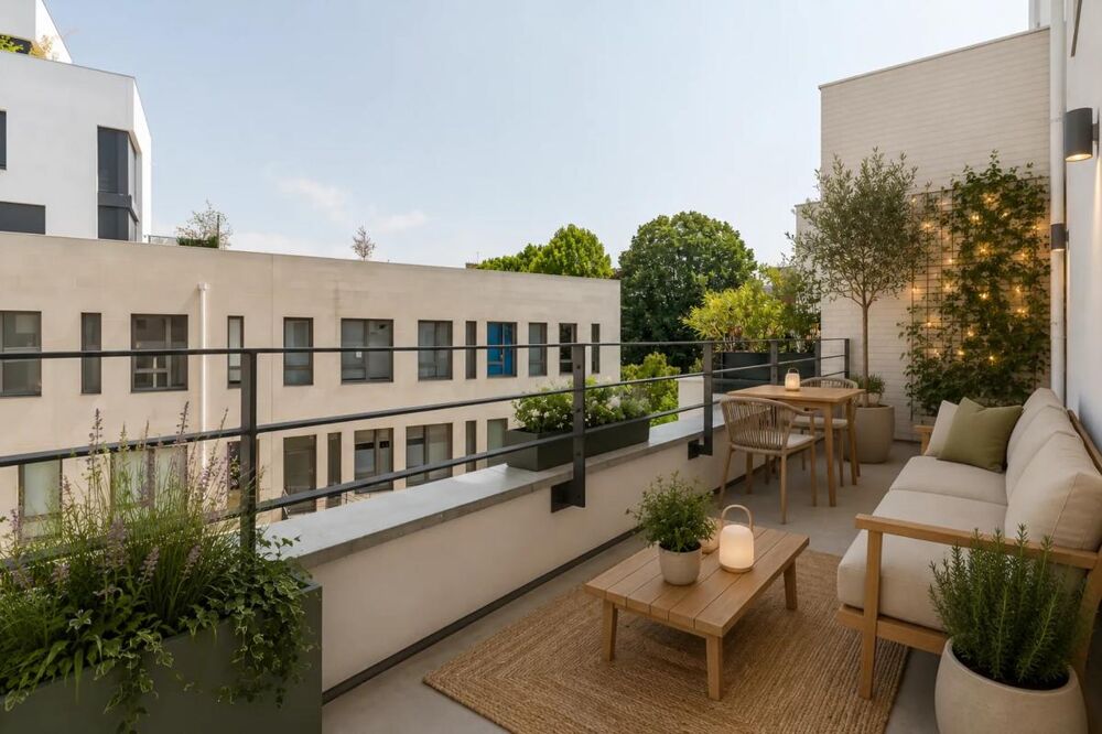 Duplex lumineux avec séjour impressionnant à double hauteur