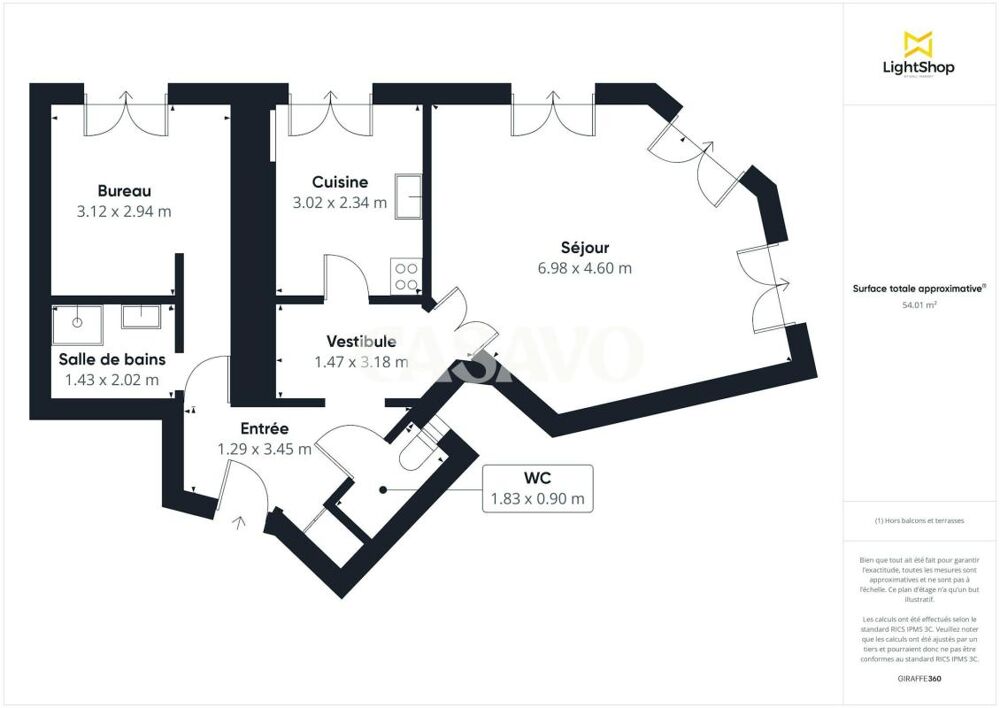 Vente Appartement Vente Appartement 2 pièces de 56m² - 75018 Paris Paris 18