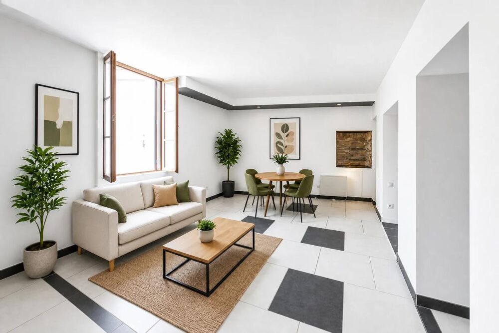 Maison de Ville Louée 6 Pièces avec Garage