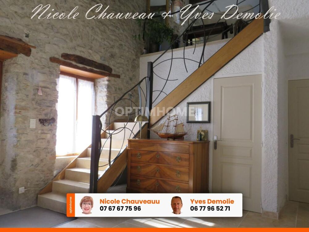 Vente Maison ISSOIRE à 15 mn - MAISON EN PIERRE RÉNOVÉE – 200 M² – 4 CHAMBRES – GARAGE – JACUZZI Issoire
