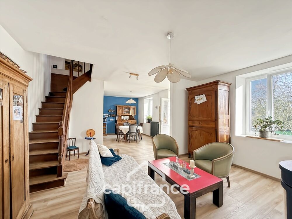 Maison à vendre 3 pièces rénovée avec terrain  Noyal-Pontivy