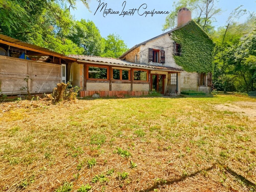 Maison EN PIERRE à vendre 5 pièces CUBJAC (24) 148 m² AVEC GRANGE 100 m² SUR TERRAIN 6133 m² zone ZC