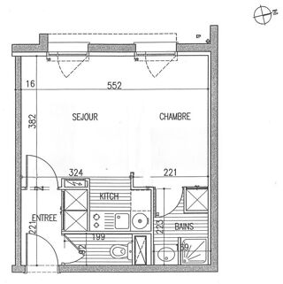  Appartement à louer 1 pièce 31 m²
