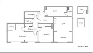  Appartement à vendre 5 pièces 83 m²
