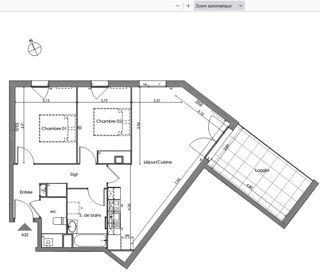  Appartement � vendre 3 pi�ces 69 m�