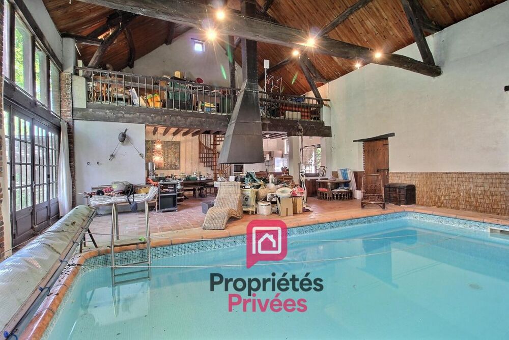 VENTE AUTHENTIQUE LONGERE GATINAISE de 170 m2 AVEC GRANGE de 170 m2 aménagée, PISCINE INTERIEURE, DEPENDANCES, TERRAIN de plus d