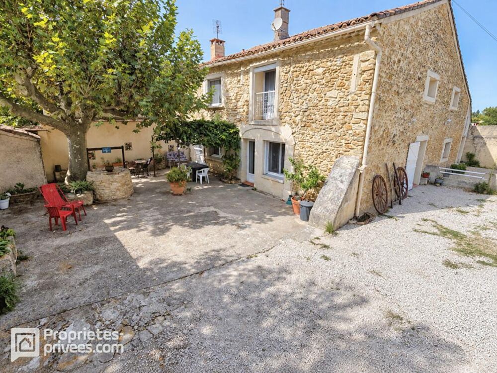 Vente Maison Mas en pierres de 216 m² avec 5 chambres - 3 dépendances aménagées - 1 grange de 106 m² - 1 atelier de 46 m² à ORANGE OUEST - 48 Orange