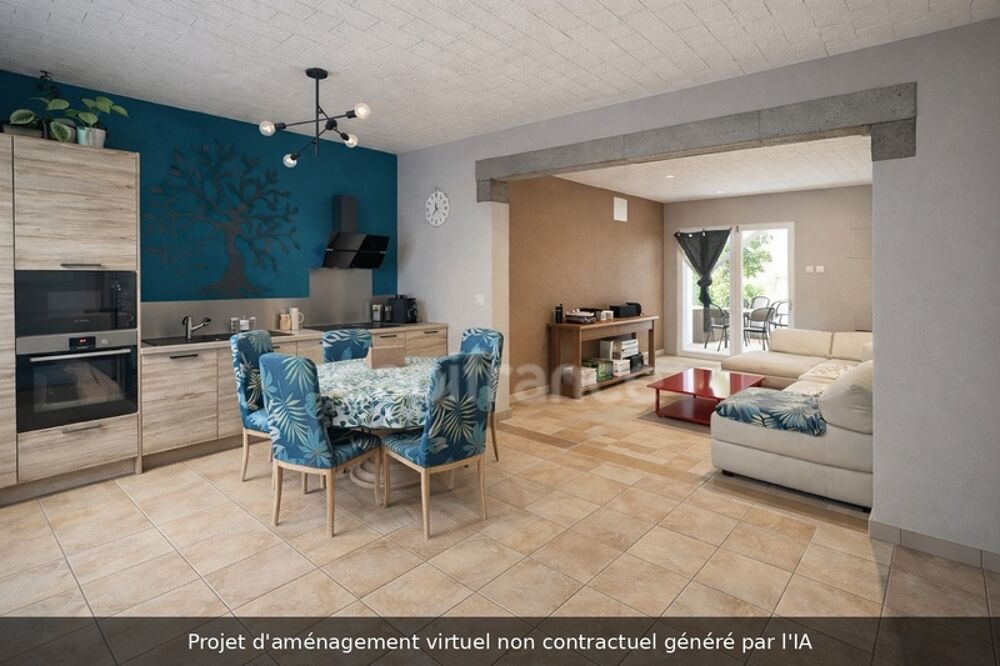 Vente Maison ROANNE - MAISON FAMILIALE A MODERNISER - 3 CHAMBRES + BUREAU - TERRAIN CLOS 705 m2 - GARAGE, CAVE ET DEPENDANCES 41 m2 Roanne