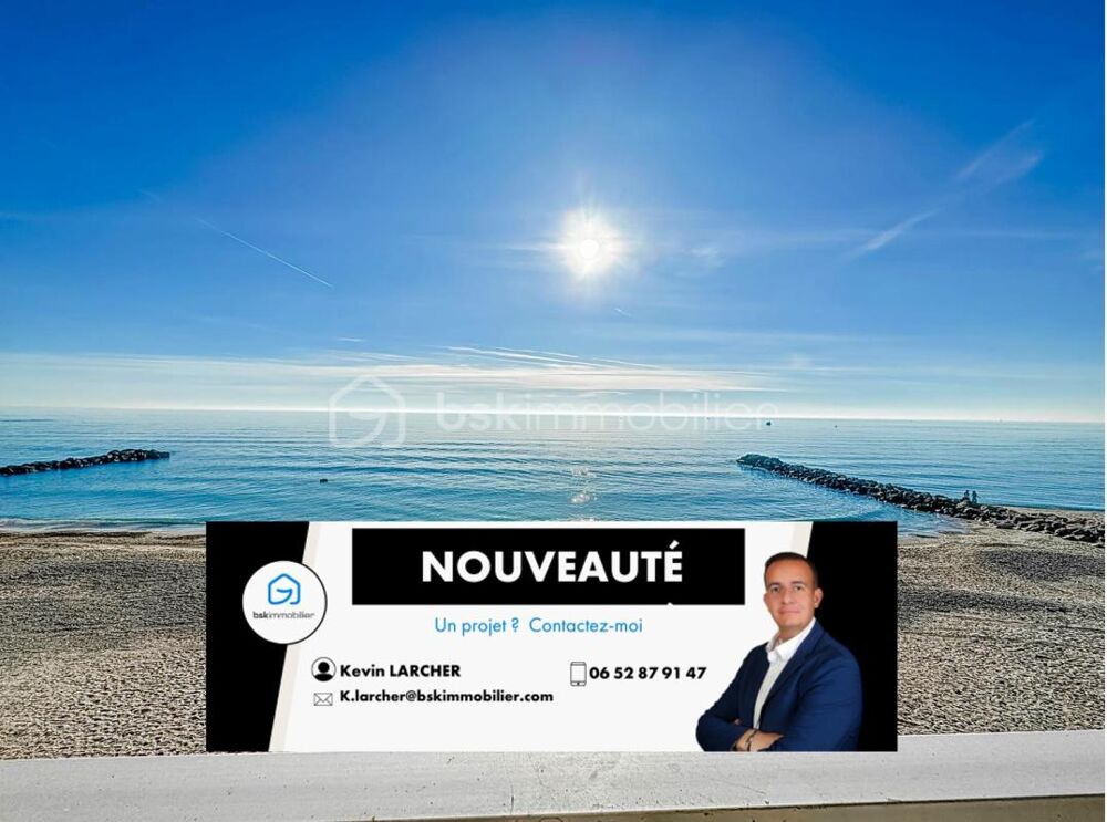 Vente Appartement EXCLUSIVITÉ ? À VENDRE – Magnifique T3 en première ligne à Palavas-les-Flots ? Palavas les flots