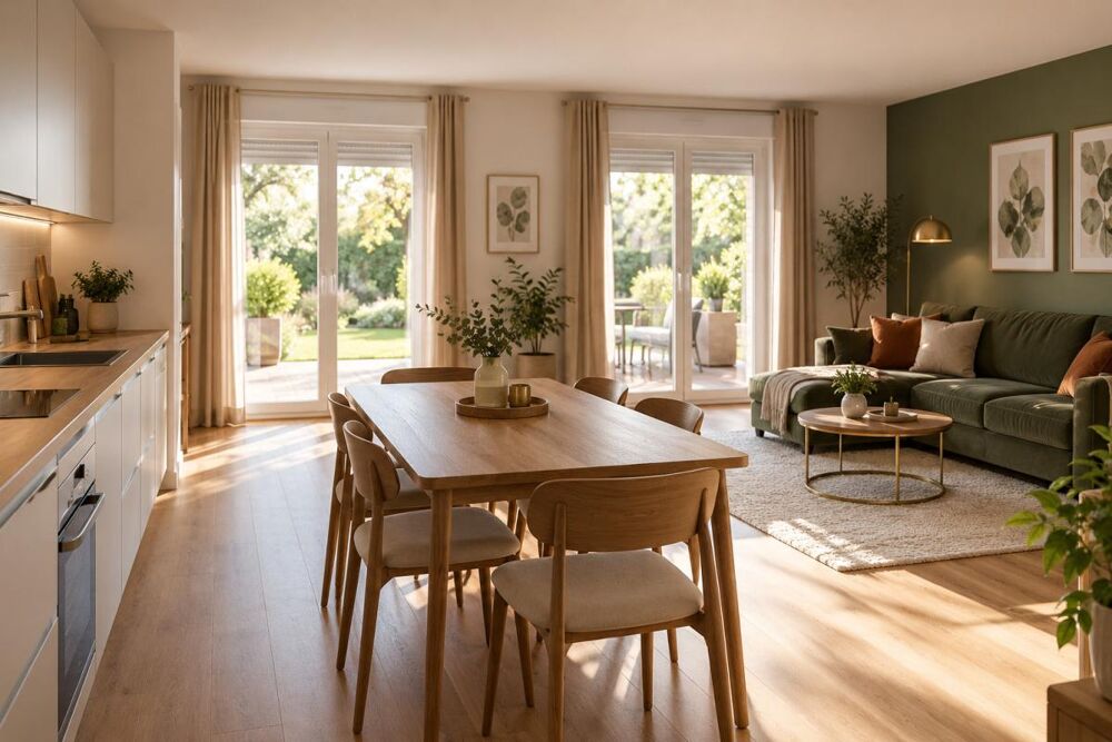 Vente Appartement JARDIN 156 M² PLEIN SUD – GARAGE ET PARKING INCLUS – PETITE RÉSIDENCE CLOSE Vetraz monthoux