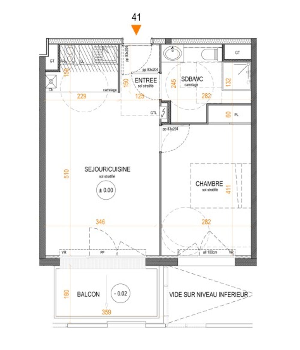 Location Appartement Appartement T2 avec balcon et parking à CENON Cenon