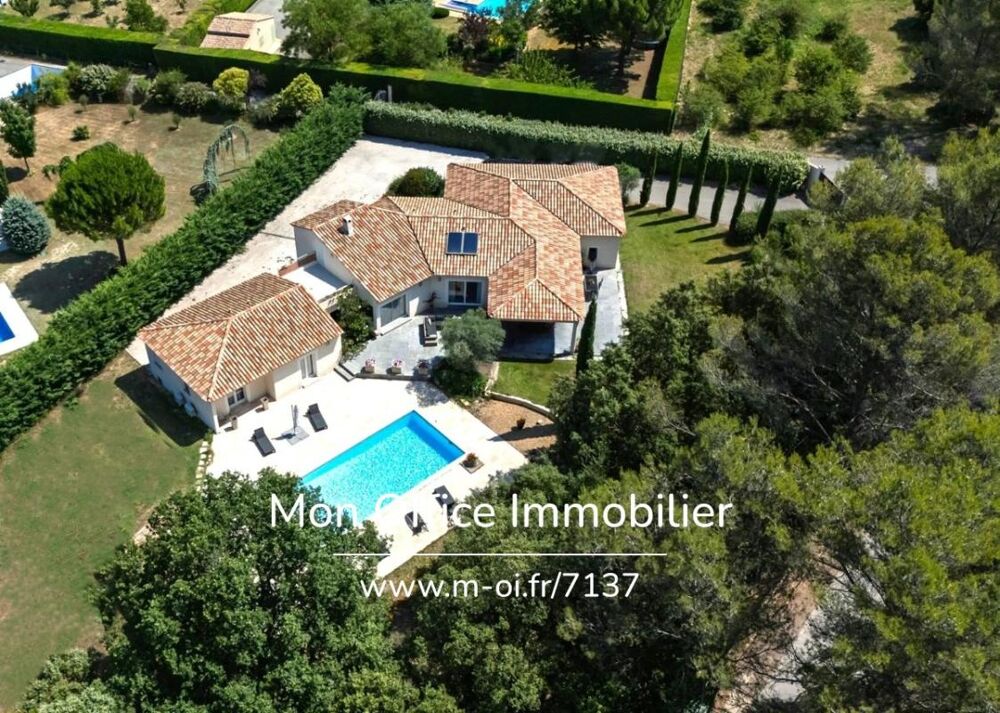 Référence : 7137-VCL - Maison de plain pied - jardin paysager, calme absolu - 4 chambres 1 bureau - Simiane Collongue