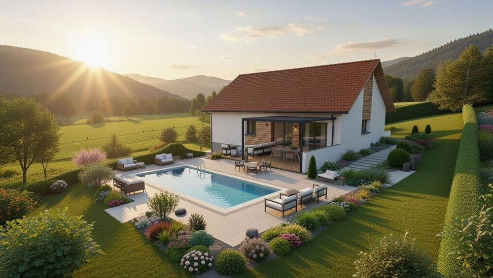 Vente Terrain Terrain La Combe De Lancey 1240m2 LOT 2 avec espace boisé de 1360m2 La combe de lancey