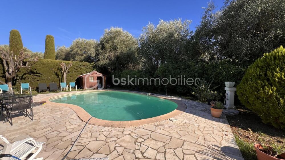 Vente Villa La Colle-sur-Loup – Villa familiale avec piscine, au calme, sans vis-à-vis La colle sur loup