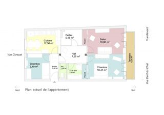  Appartement � vendre 4 pi�ces 76 m�