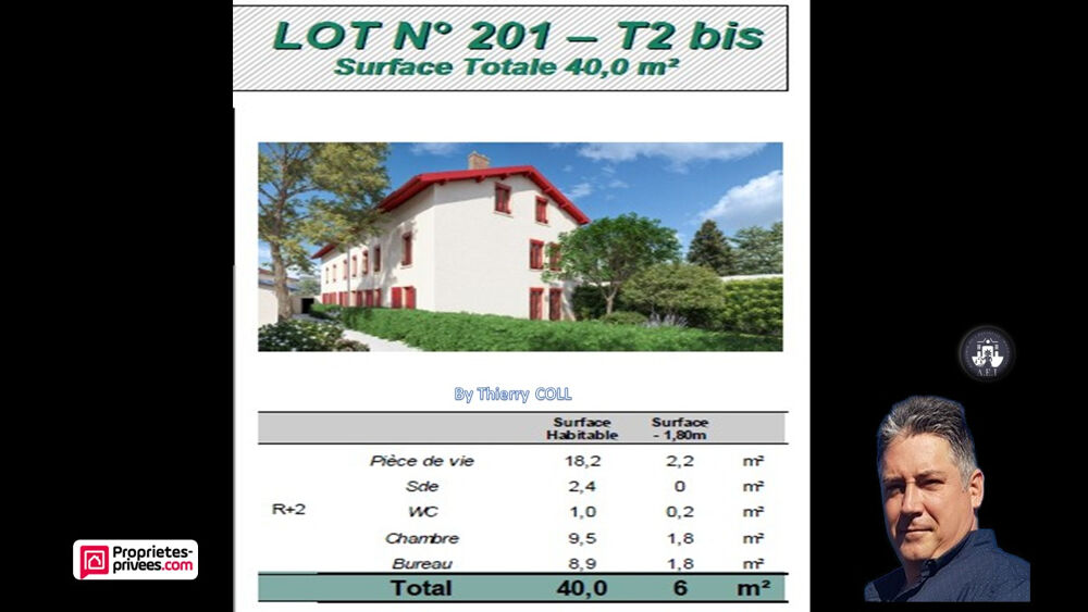Vente Appartement LYON 3? ? T2 bis de 40 m² Lyon 3