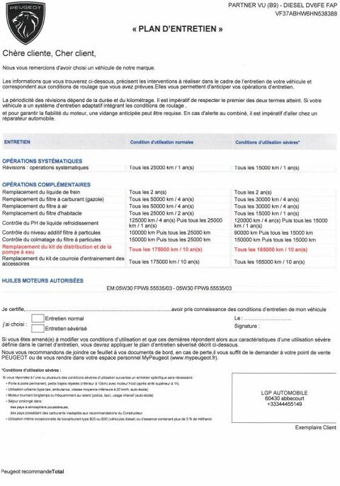 Partner 1&deg; Main / 1.6L B HDI 75cv Pack PRO Seulement 23 000km ! idem 2018 occasion 60430 Abbecourt