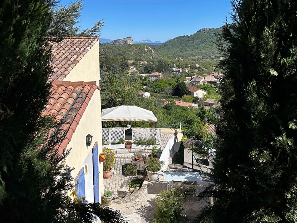 EXCLU, proche FORCALQUIER, Belle MAISON DE VILLAGE de 126 m² avec terrasses, jardin et cour