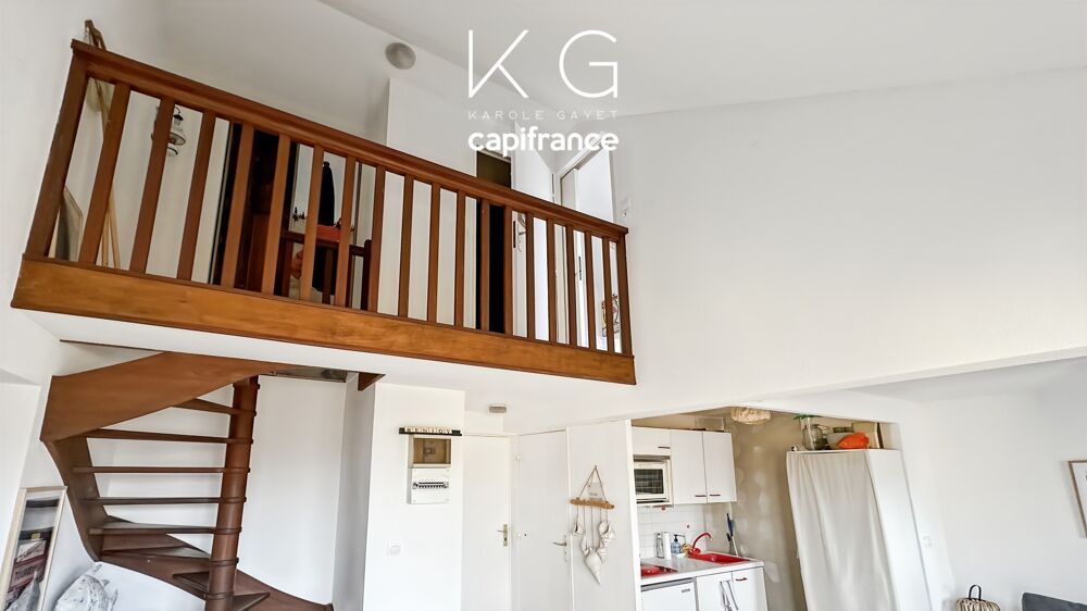 EXCLUSIVITE, à Tourgeville proche plage bel appartement en duplex 48 m2 à vendre 2 chambres, balcon et parking