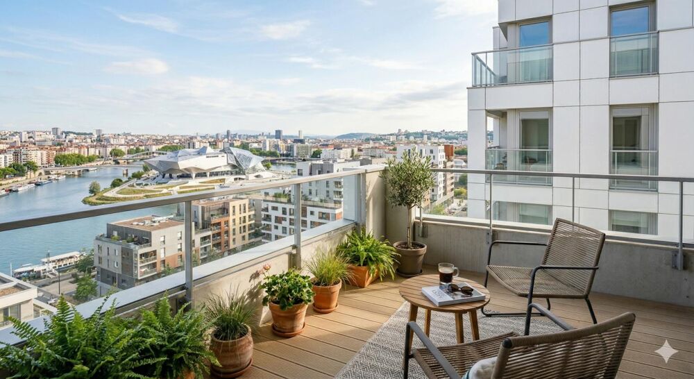 Vente Appartement **FRAIS DE NOTAIRE OFFERTS - DERNIER ÉTAGE - BELLE EXPOSITION - EXTÉRIEUR- SUPERBE APPARTEMENT 4 PIÈCES PROXIMITÉ TRANSPORTS Lyon 2