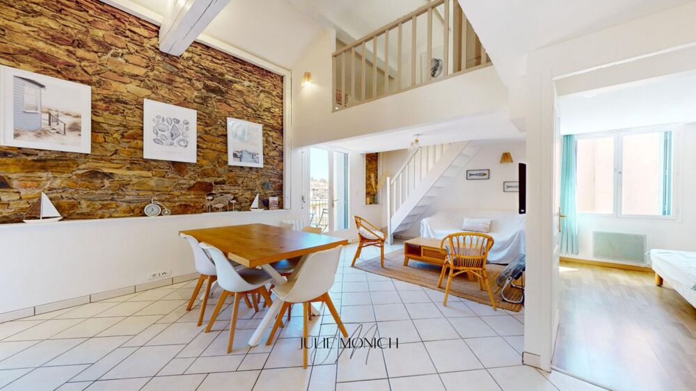 Vente Appartement A deux pas de la plage, 3 chambres, parking Cerbere