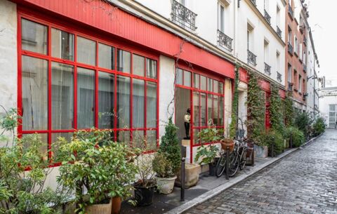 Dans une charmante impasse arboris&eacute;e calme, beau local en duplex enti&egrave;rement r&eacute;nov&eacute; 1084800 75011 Paris