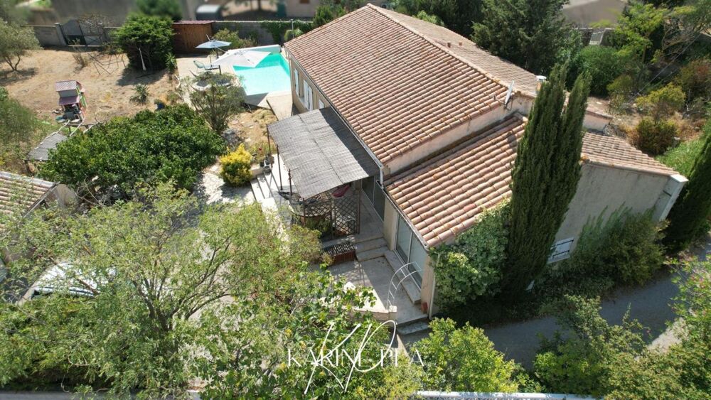 Villa de plain-pied 4 faces avec piscine - Terrain constructible et divisible de 2 442 m² - Sallèles-d'Aude ? Proche Narbonne