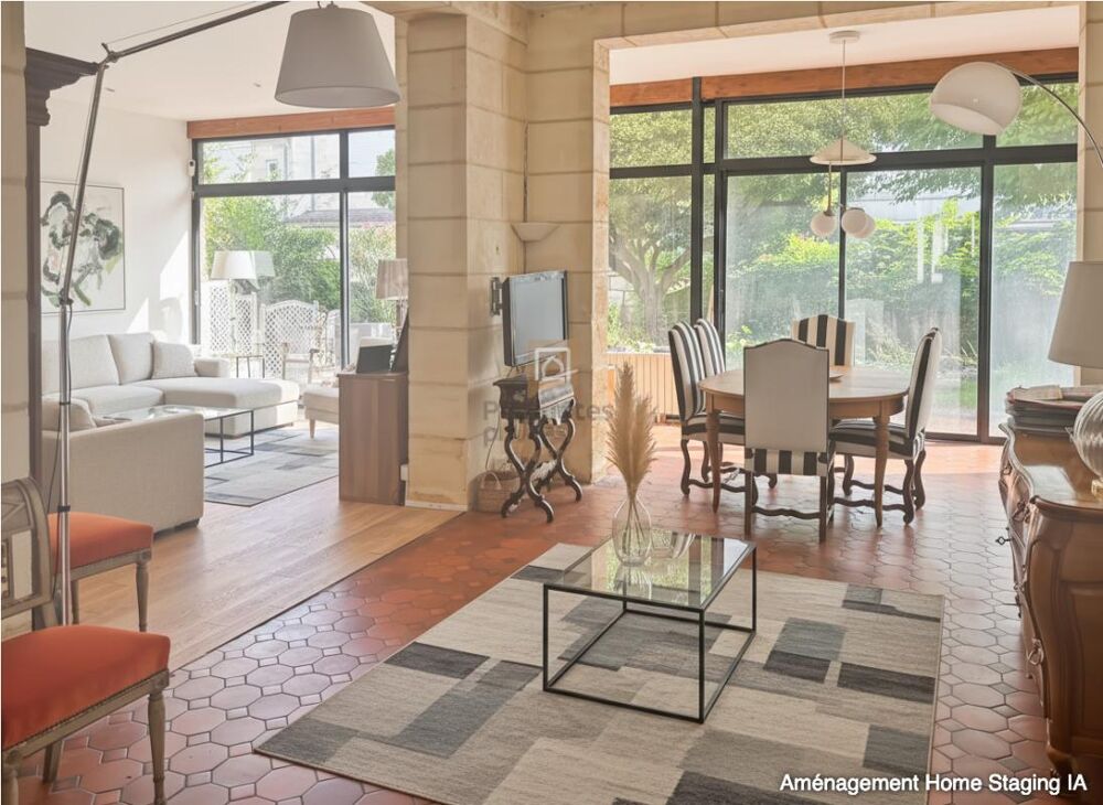 BORDEAUX CROIX BLANCHE MAISON DE CARACTÈRE FAMILIALE AVEC JARDIN ET GARAGE AUX PORTES DES GRANDES ECOLES