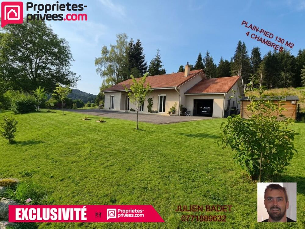Vente Maison Maison Vollore Montagne 7 pièces palin-pied +/- 125 m2 avec garage et jardin Vollore montagne