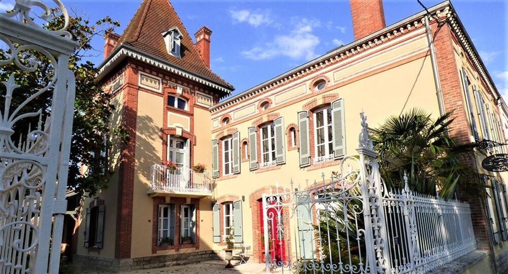 Dpt Gers (32), AIRE SUR L ADOUR proche, PROPRIETE BOURGEOISE du XIX, sans travaux, avec gite indépendant, maison de gardien, ave