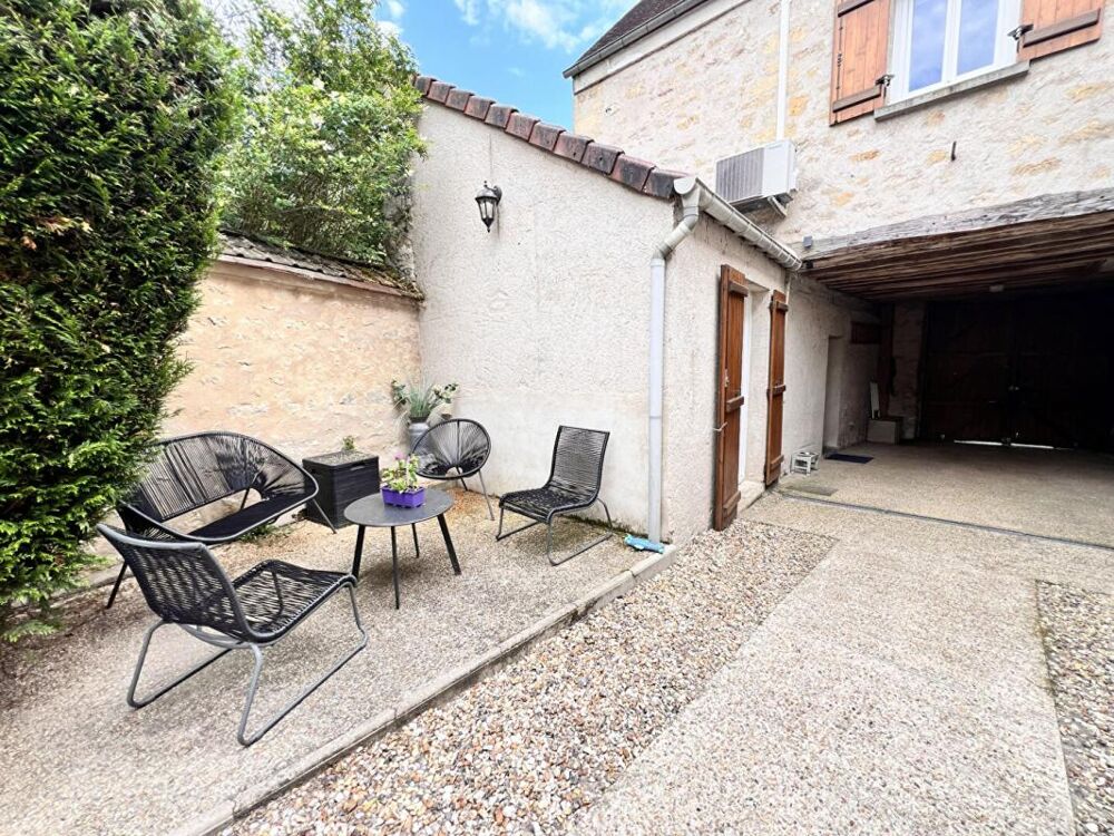(95450) SERAINCOURT, maison de village et sa dépendance amenagée, 160m2, jardin, garage