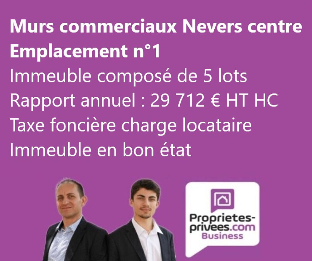   MURS COMMERCIAUX LOUES - NEVERS CENTRE 