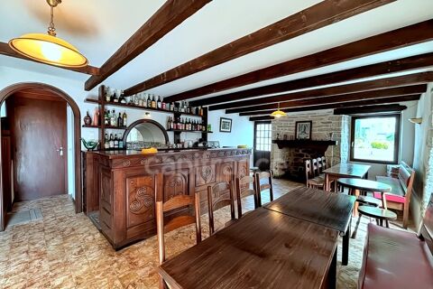 Landudec(29) Local commercial + T3  - Centre-bourg - Fort passage, visibilit&eacute; et stationnement 149000 29710 Landudec
