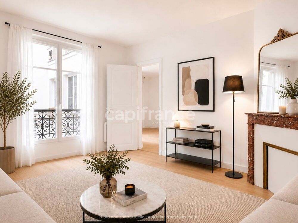 Vente Appartement 2 pièces au charme parisien – Entièrement rénové – Saint-Lambert - Parc Georges Brassens, Paris 15 Paris 15