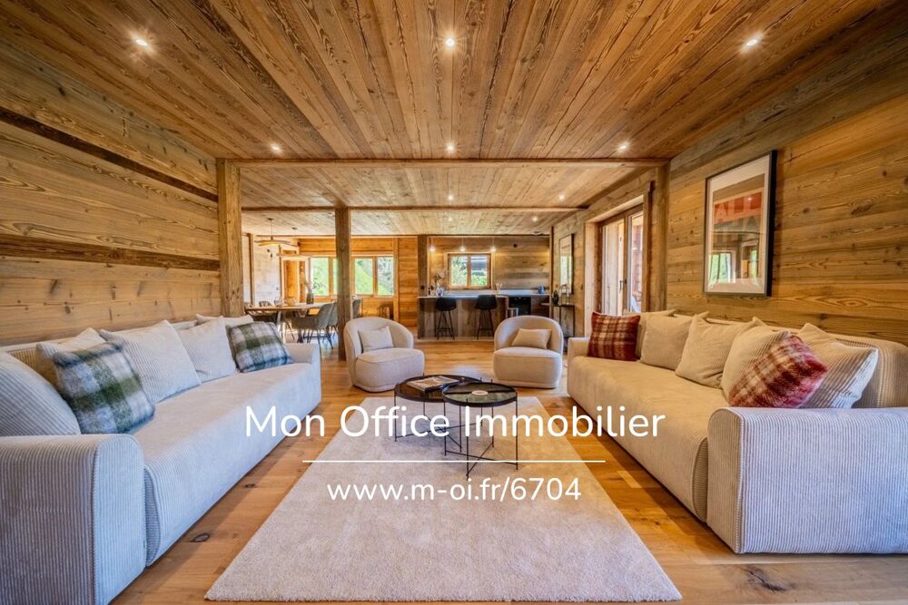 Vente Chalet Référence : 6704-TCA. - Ensemble de 2 chalets neufs - DPE A et B - TVA récupérable - Frais de notaire à 2,5% - Mobilier inclus Manigod