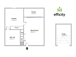  Appartement � vendre 2 pi�ces 39 m�
