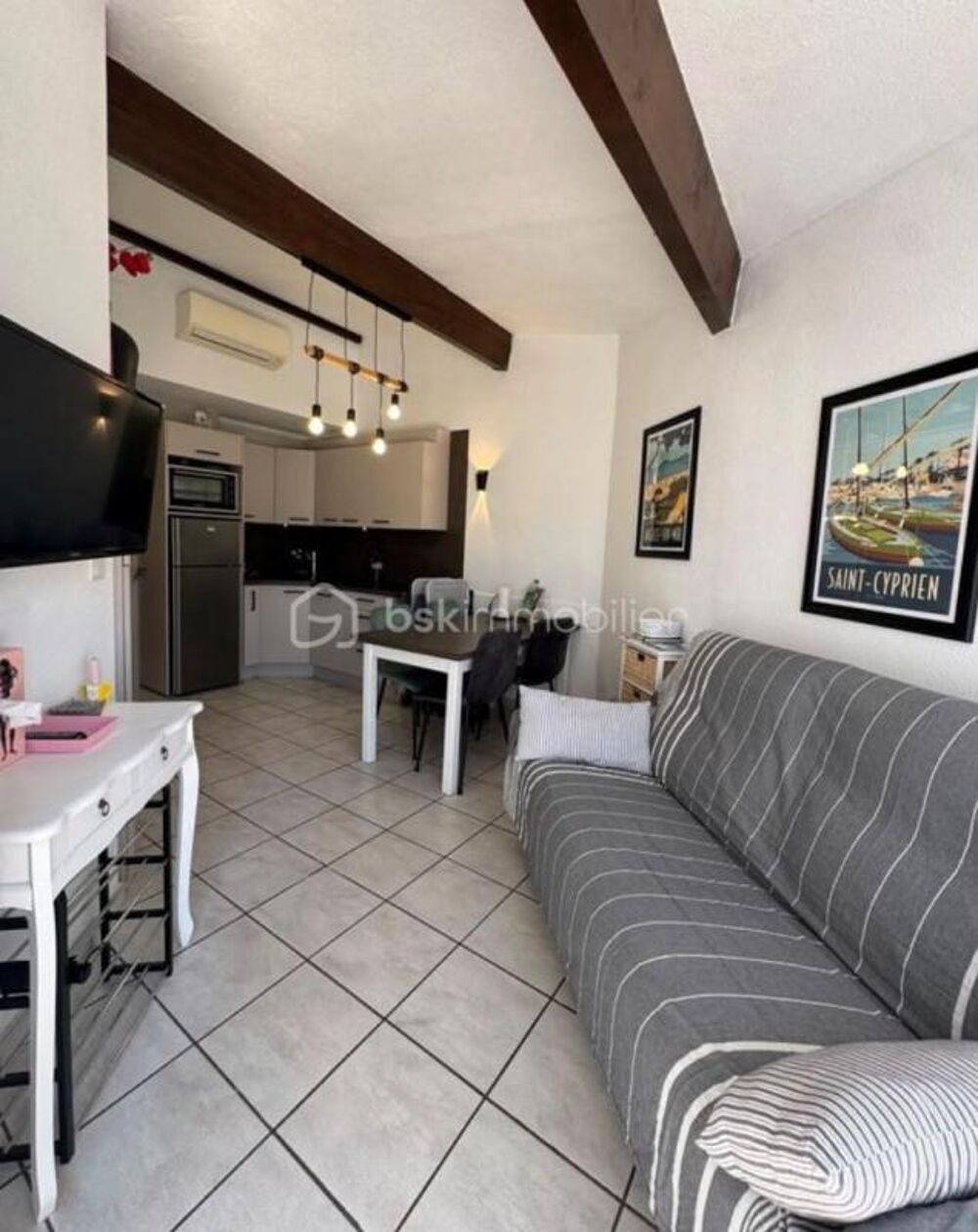Vente Maison A VENDRE MAISON DE 34M² A SAINT CYPRIEN PLAGE - DEUX CHAMBRES - CLIMATISATION REVERSIBLE - PARKING  PISCINE- FAIBLES CHARGES - P Saint cyprien