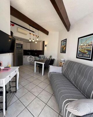 Vente Maison A VENDRE MAISON DE 34M² A SAINT CYPRIEN PLAGE - DEUX CHAMBRES - CLIMATISATION REVERSIBLE - PARKING  PISCINE- FAIBLES CHARGES - P Saint cyprien