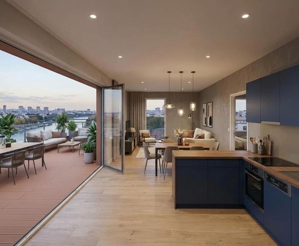 Vente Appartement ** Rare et Exceptionnel Appartement Dernier Étage avec Terrasse  et  2 parkings  proche des Bords de Seine ** Clichy