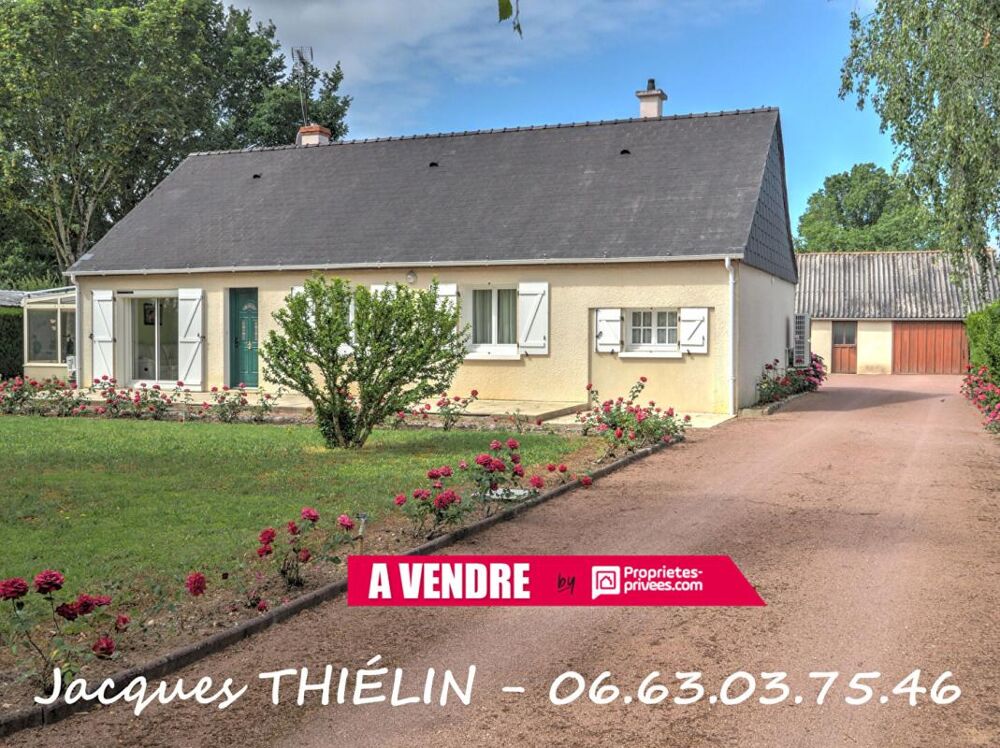 Maison de plain-pied 112 m² ? Prête à vivre, 3 chambres, grande dépendance et cadre campagne à 5 min de Longué-Jumelles