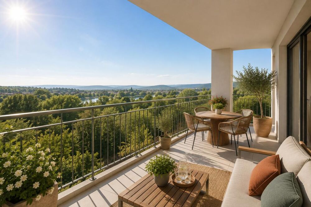 Vente Appartement T3 NEUVILLE SUR SAÔNE 61m²  - TERRASSE -  GRAND SÉJOUR OUVERT Neuville sur saone