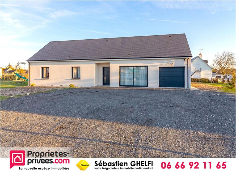 Vente Maison secteur nord belle maison de plain-pied avec 3 chambres-cellier-garage Romorantin lanthenay