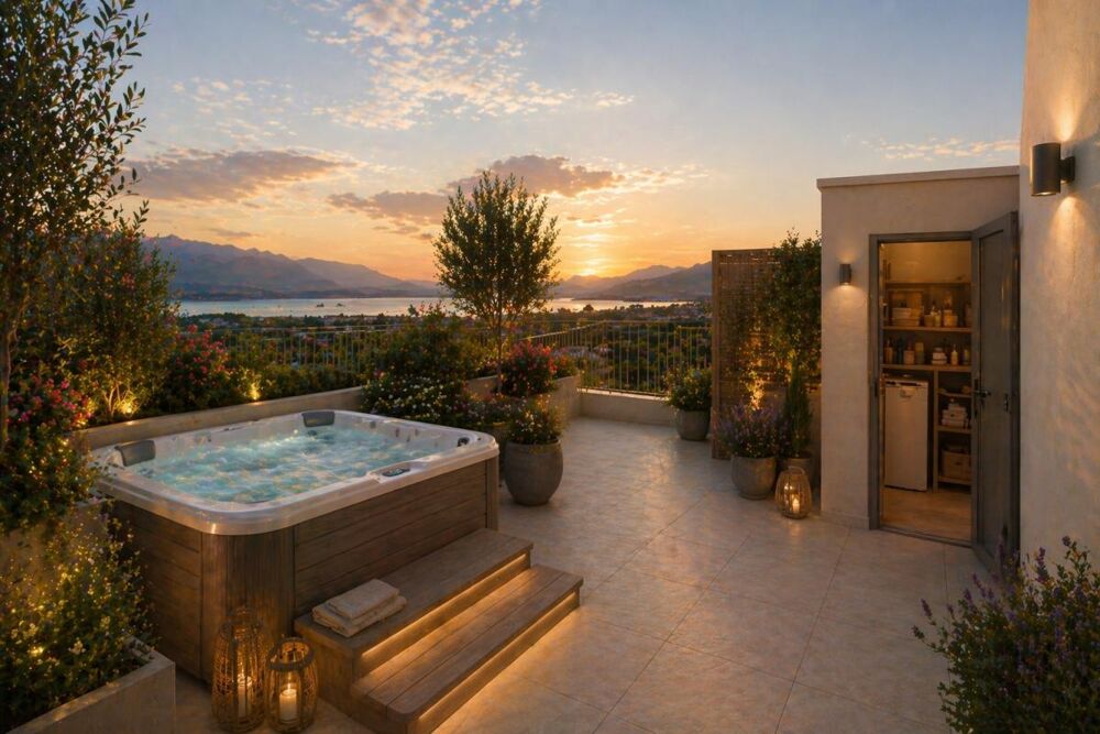 Vente Appartement T2 d'exception au dernier étage : Terrasse avec emplacement jacuzzi et vue Montagne ! Villeneuve de la raho