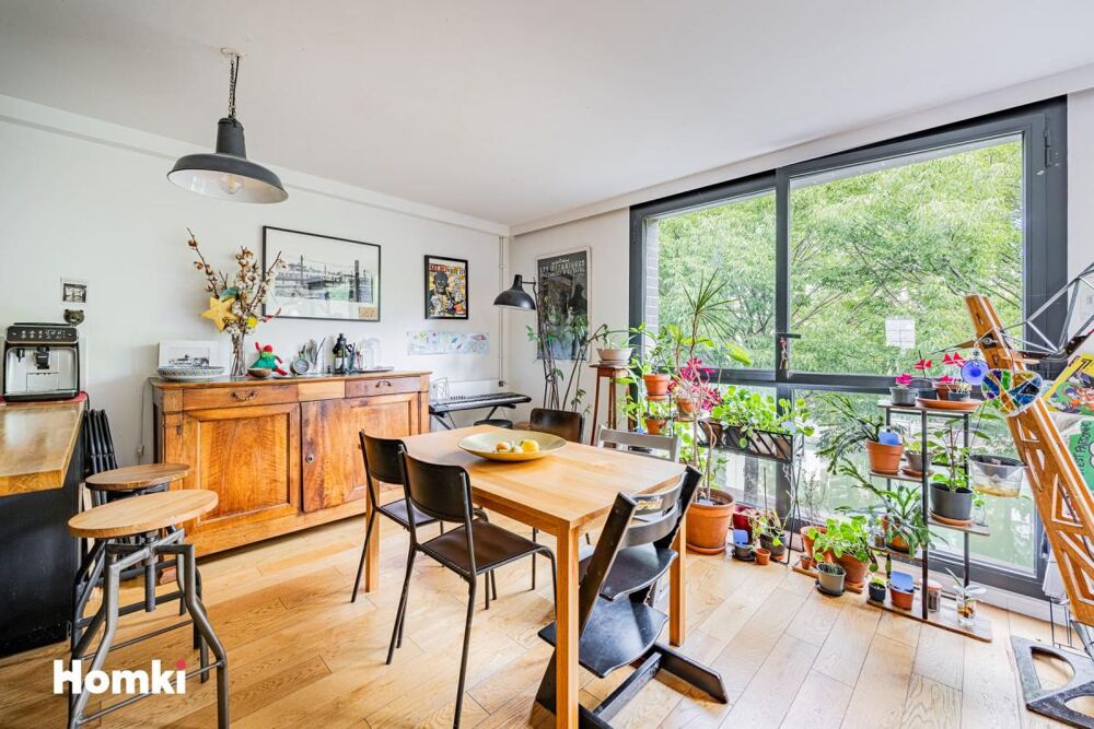 Appartement T3 de 77 m2 au bord du canal à Pantin