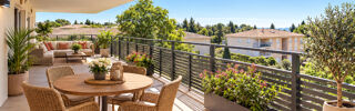 Vente Appartement Villeneuve-lès-Avignon EXCLUSIVITÉ  T4 de 89 m² avec terrasse de 29 m² plein Sud, vue Mont Ventoux 359 000 euros Villeneuve les avignon