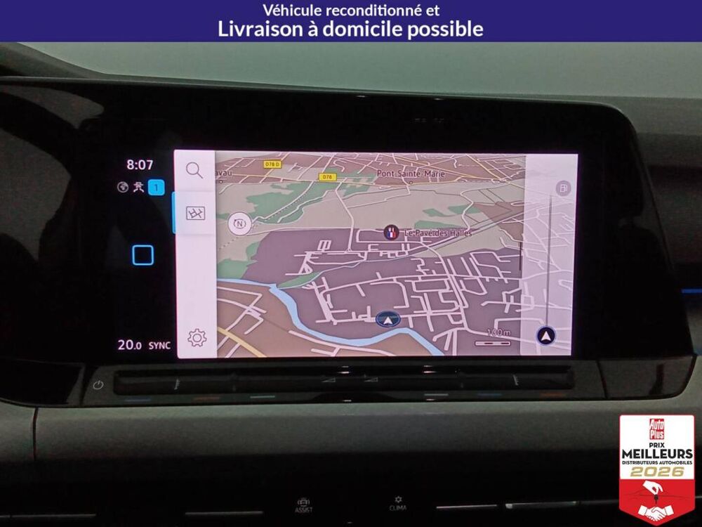 Golf 1.0 eTSI OPF 110 DSG7 Life +GPS +Cam&eacute;ra 2022 occasion 10150 Lavau