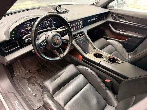 Taycan 4S 530ch- 5 places- pano- pack carbone- sport chrono- craie 2020 occasion 73000 Chambery